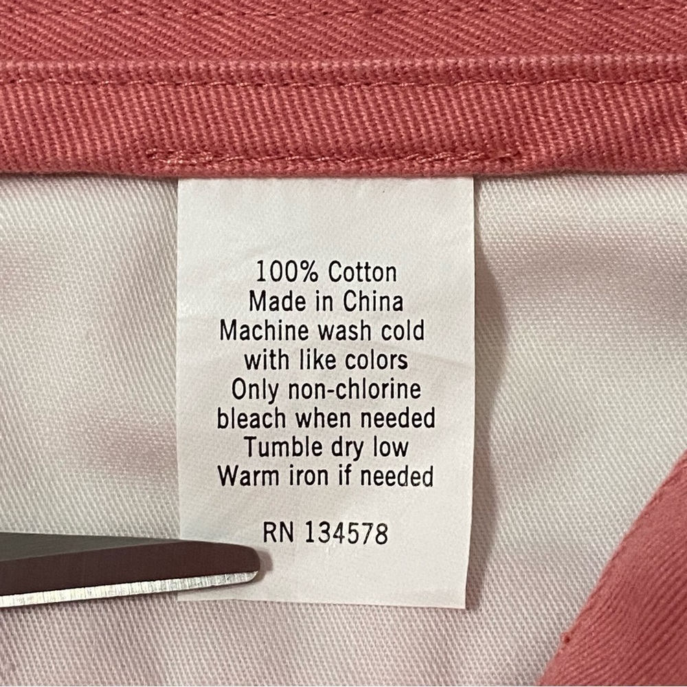 NWT VINEYARD VINES / Salmon Pink Club Pants Straight Leg Size 32x30 - Picture 5 of 15